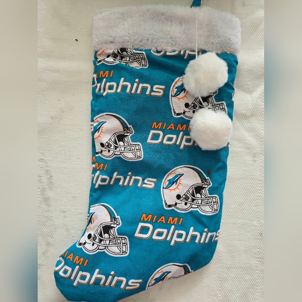 Miami dolphins stocking new handmade